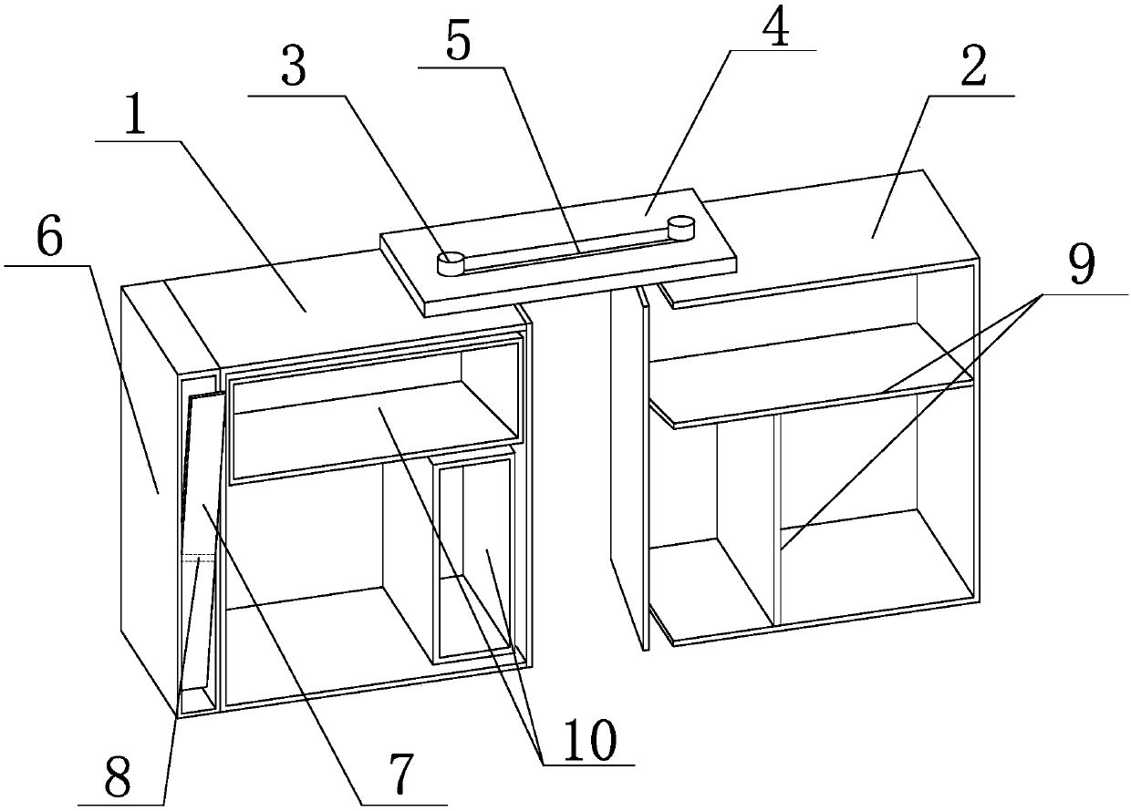 Multifunctional sterilization wardrobe convenient to take and use