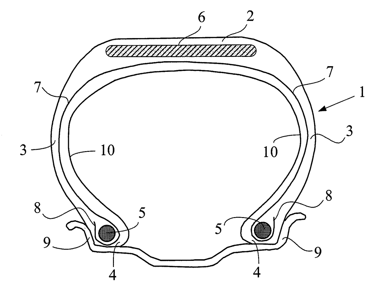 Rubber composition for tires comprising an acetylacetonate compound