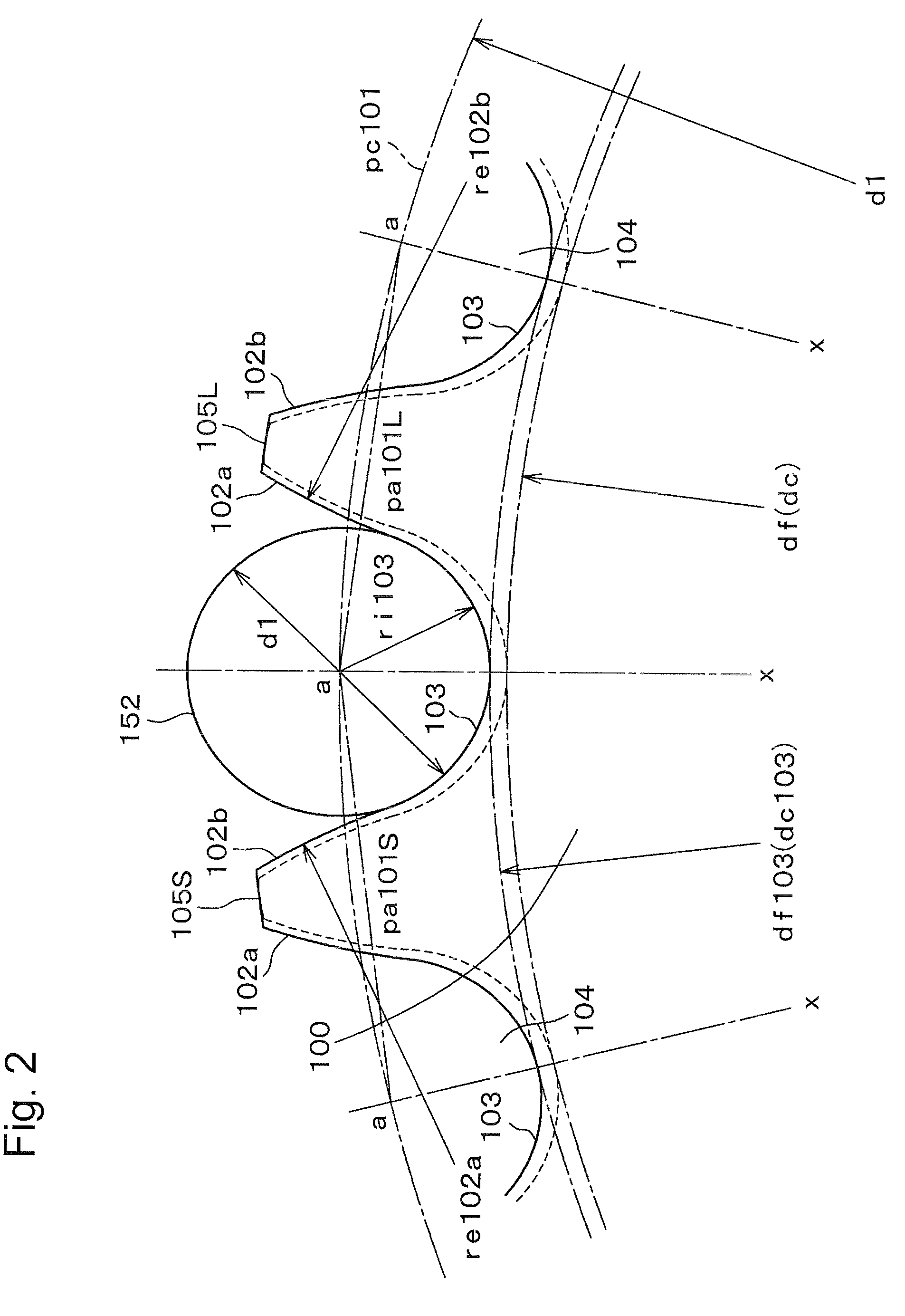 Sprocket for chain