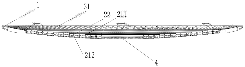 Net cover for air supply equipment