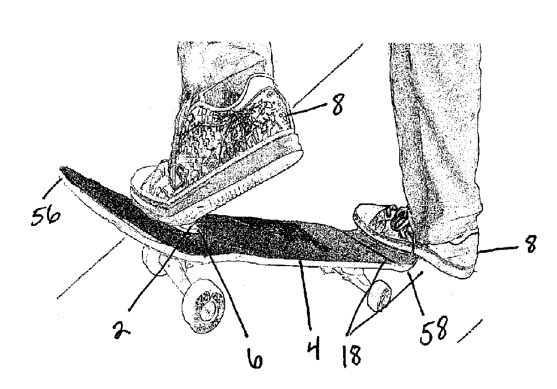 Magnetic attachment for board sports