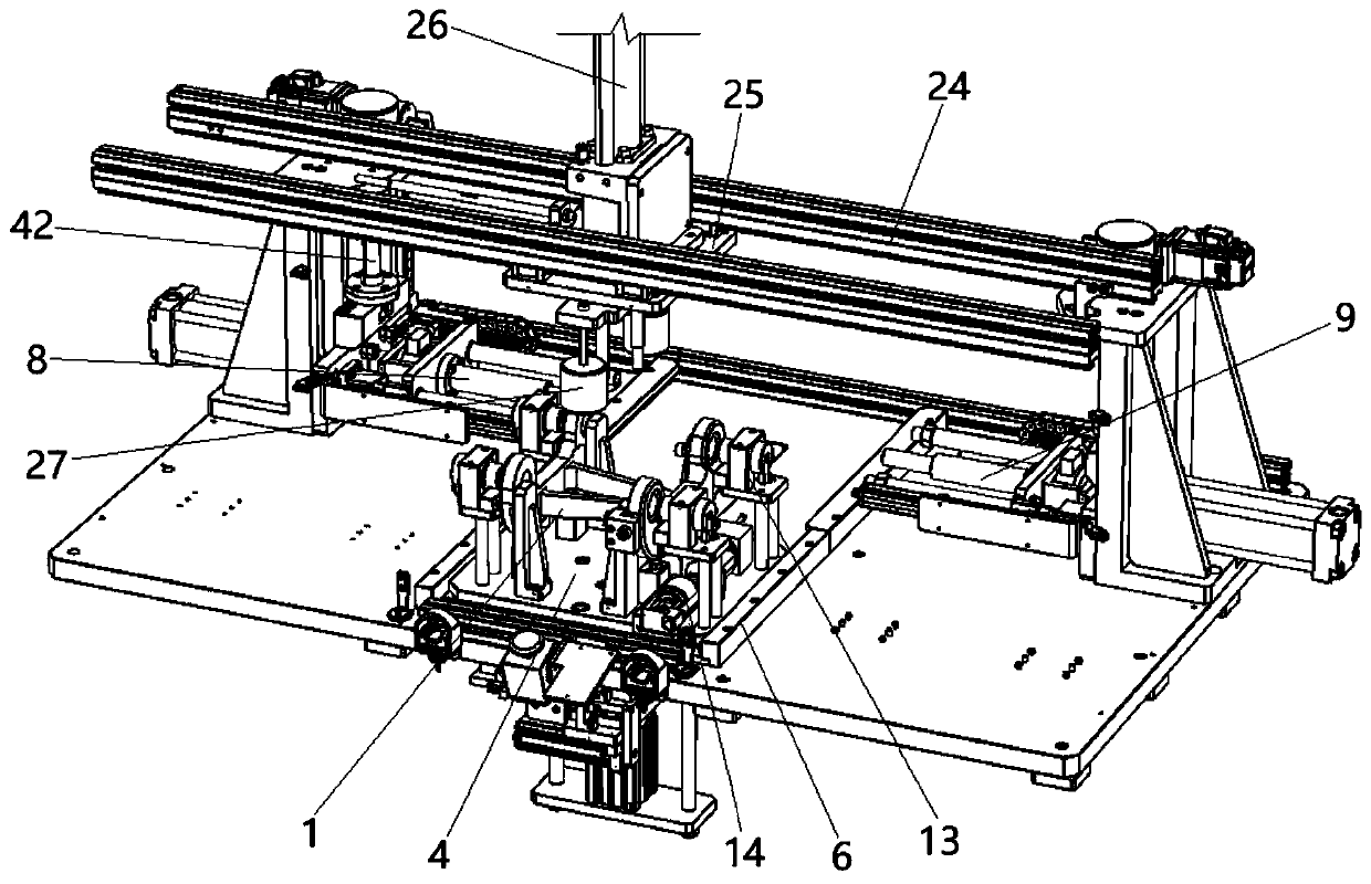 Automatic press-fitting equipment for shaft sleeve of transverse frame body