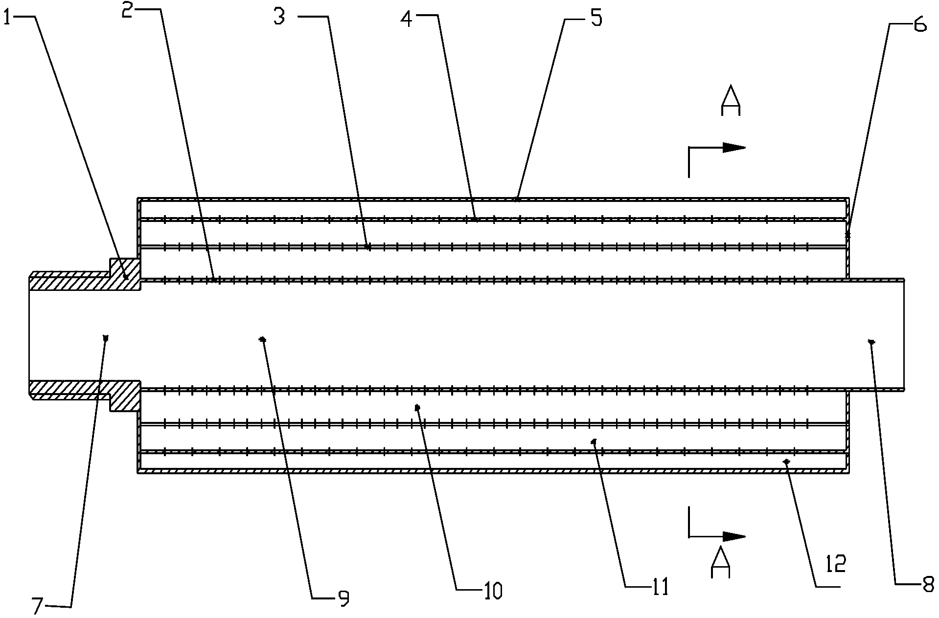 Three-layer series micro-perforated pipe muffler