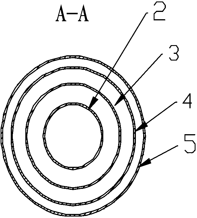 Three-layer series micro-perforated pipe muffler