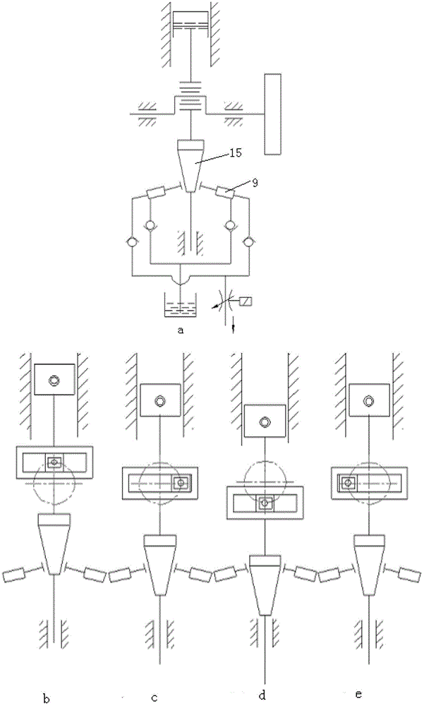 A hydraulic and mechanical dual power output device