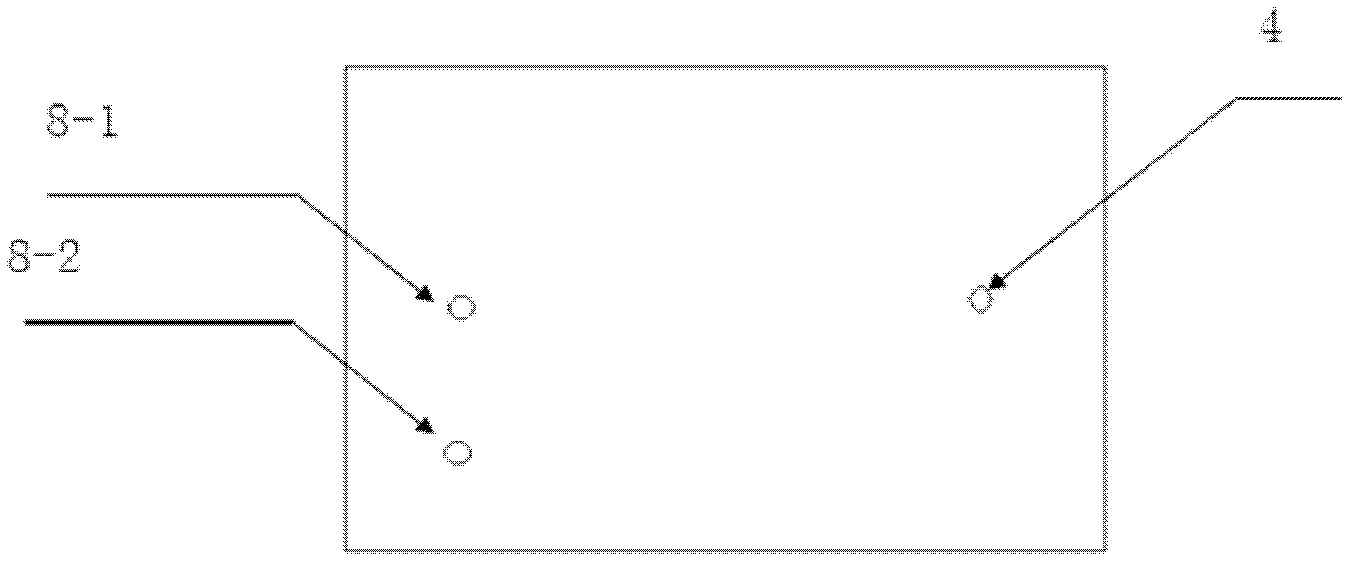 Glass medium model imitating rock core structure