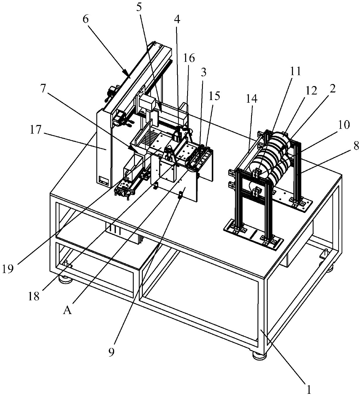 Stainless steel pipe cutting device for pen