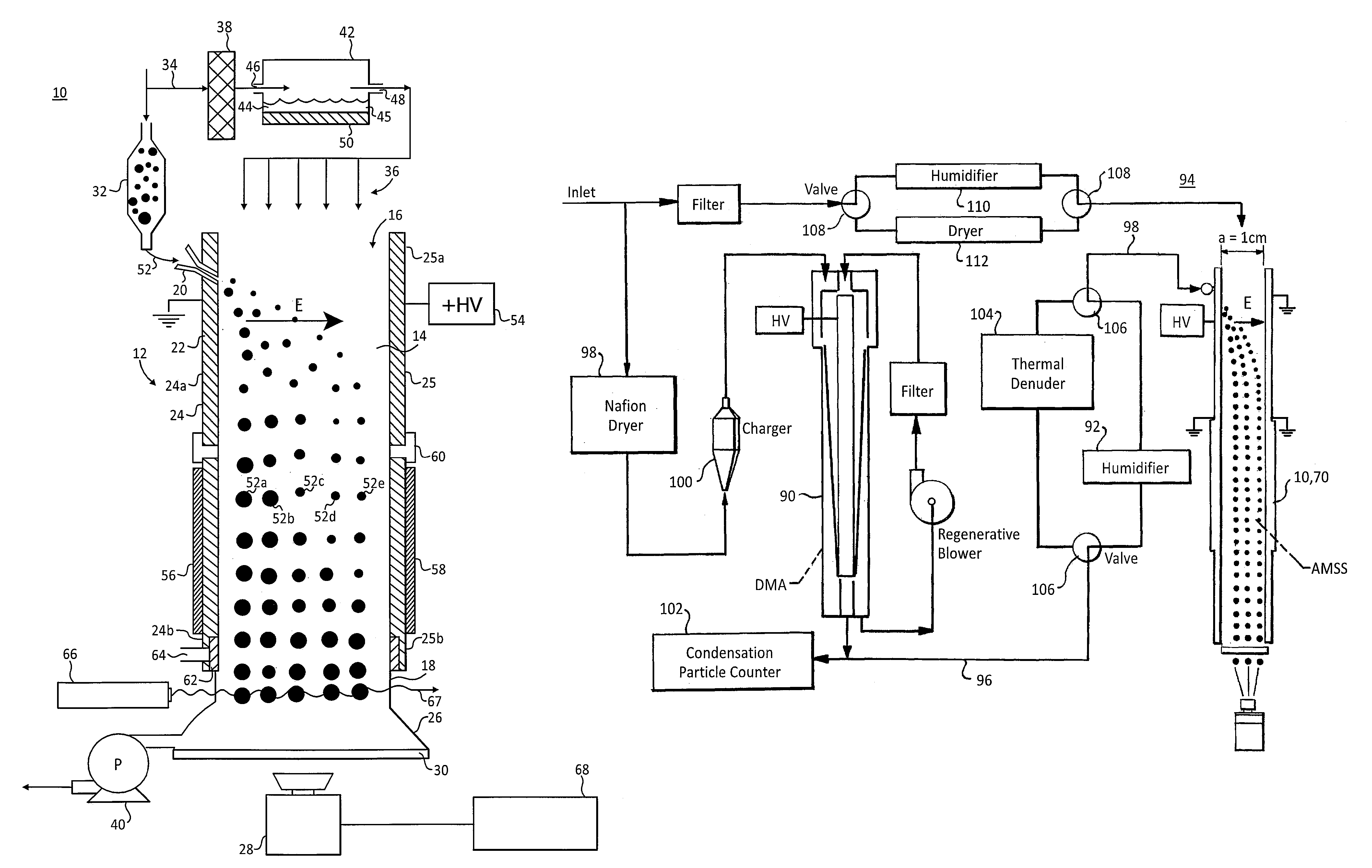 Aerosol mobility size spectrometer