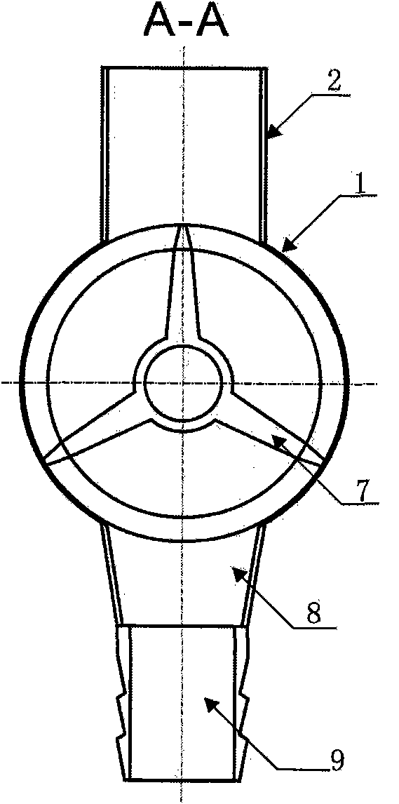 Flexible impeller of airlock device of soldering flux recycling machine