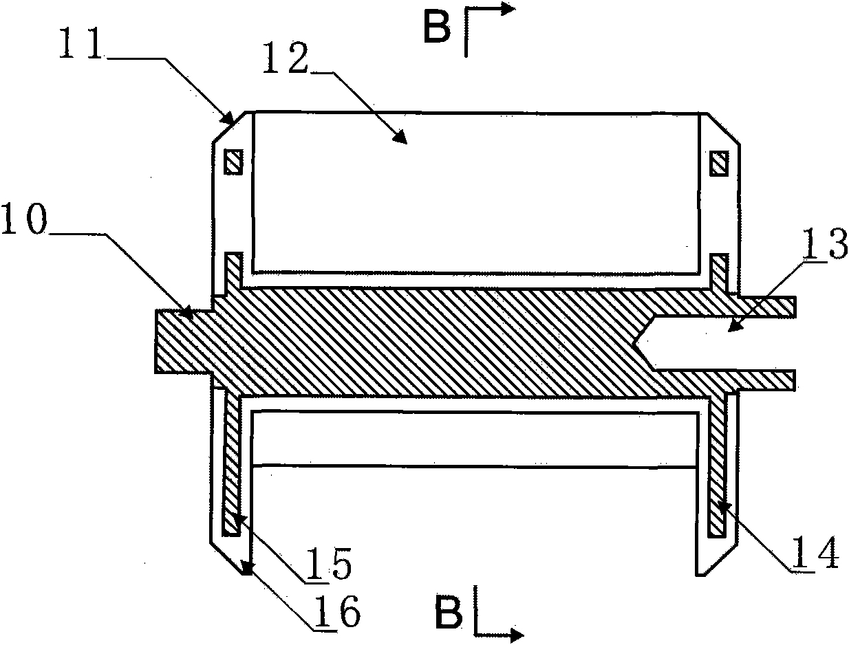 Flexible impeller of airlock device of soldering flux recycling machine