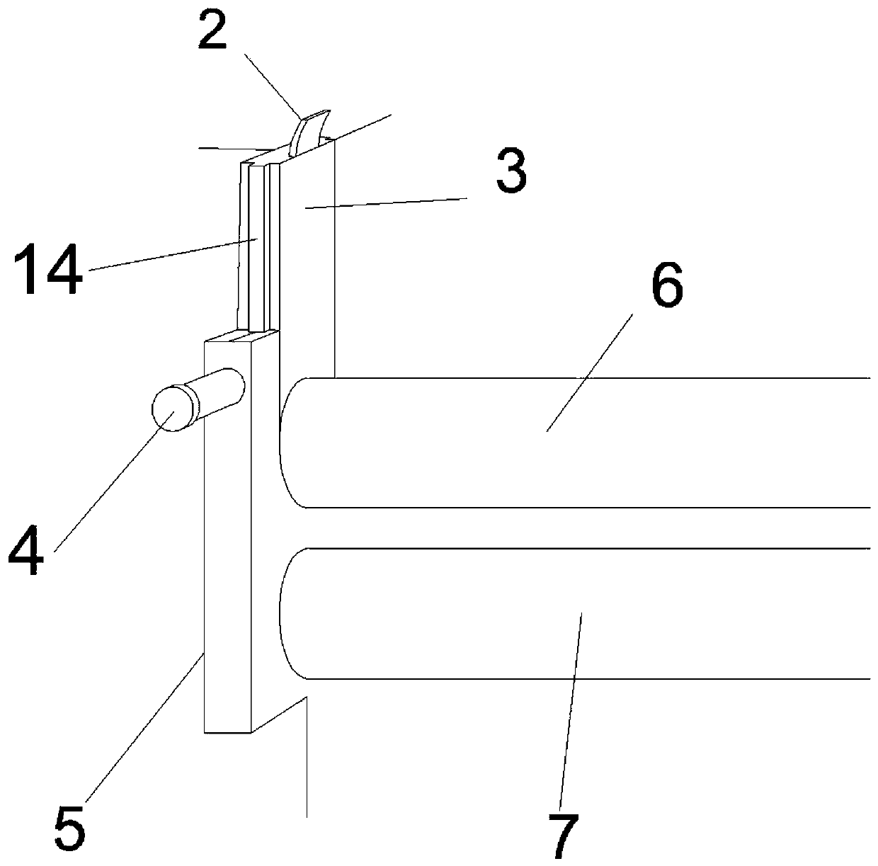 Spinning frame drafting device based on textile