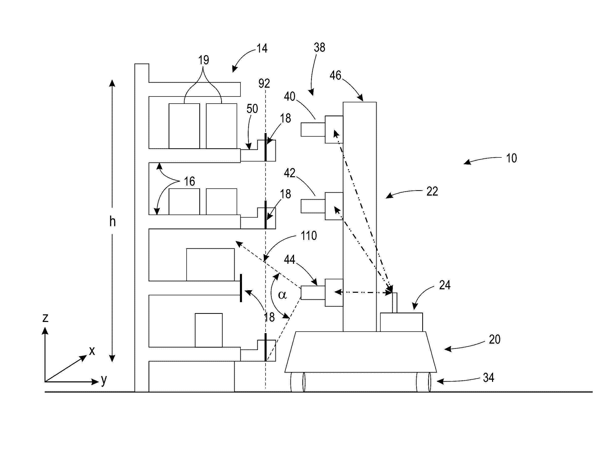 Store shelf imaging system and method