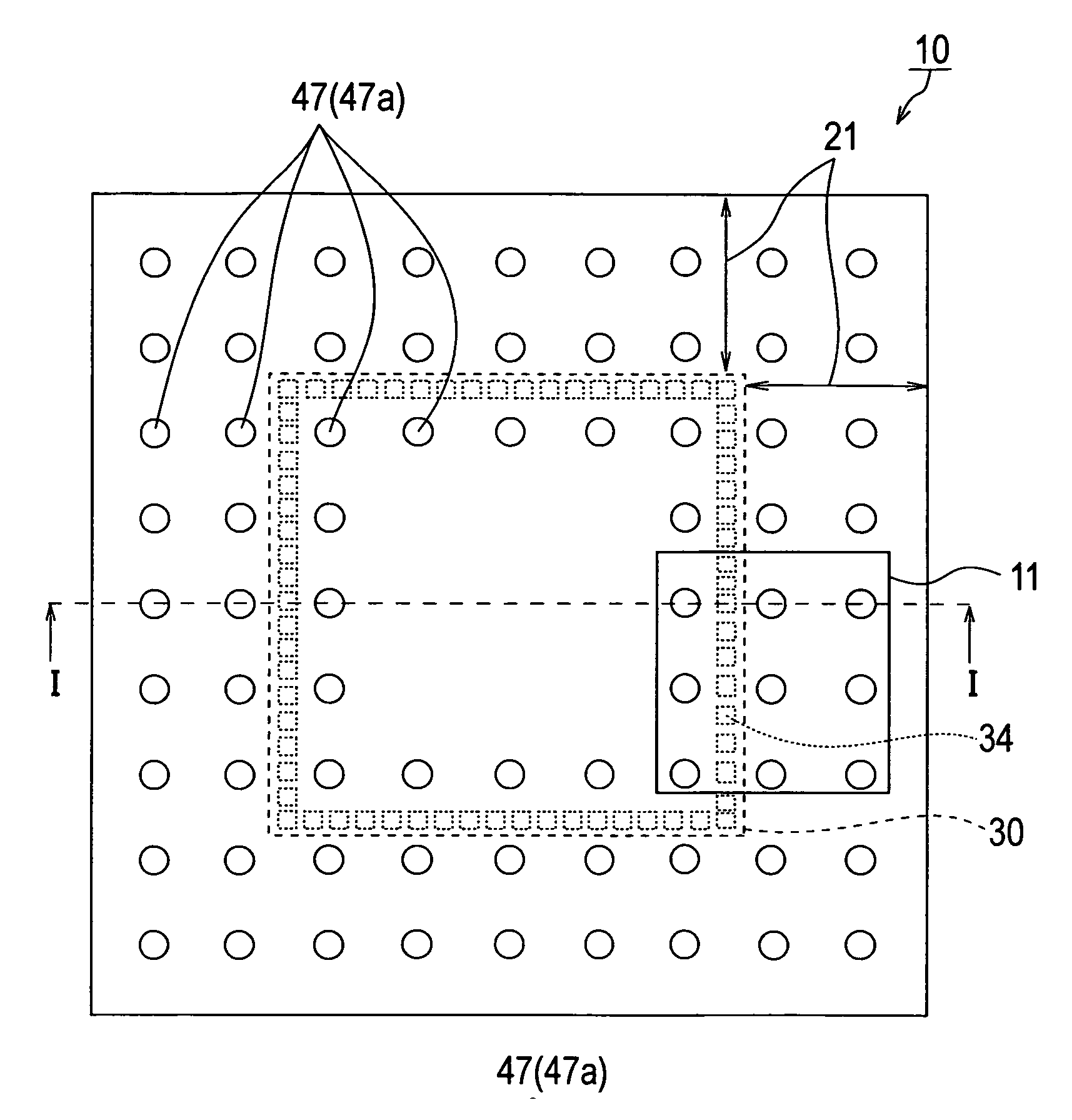 Semiconductor device with improved design freedom of external terminal