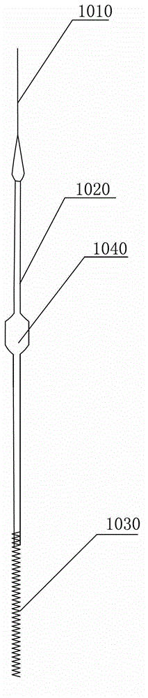 Jacquard tie equipment of harness cord device