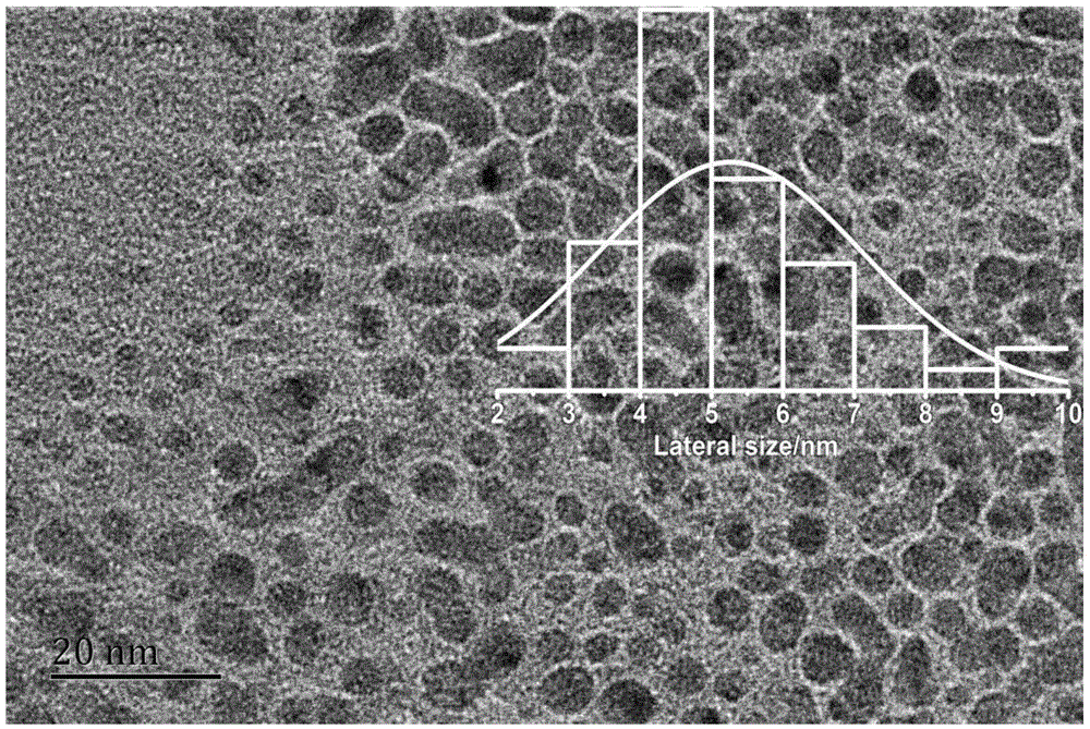 Nitrogen and sulfur-codoped graphene quantum dot and preparation method thereof