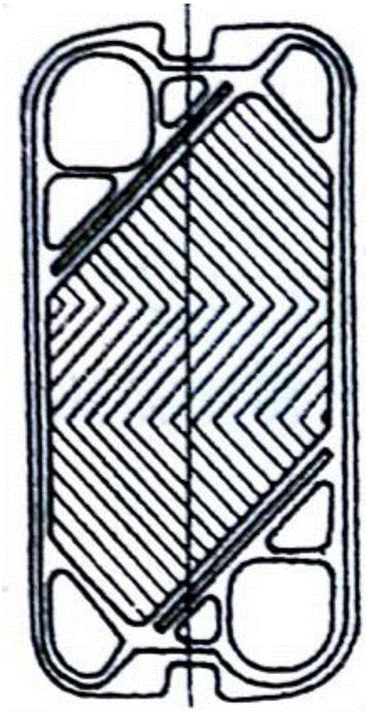 Multistage liquid-separation plate-type condenser