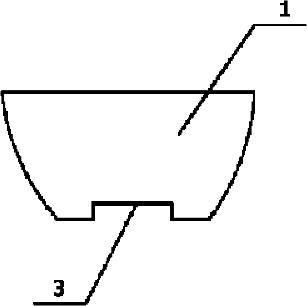 Composite material sailing boat with wing keel slot