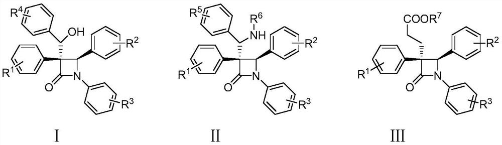 Polysubstituted beta-lactam compound and preparation method thereof