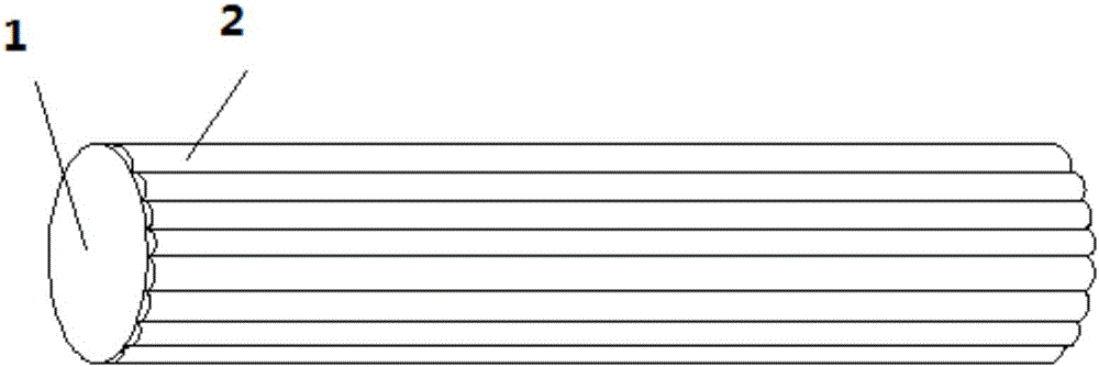 Wire with increased surface area and fabrication method of wire