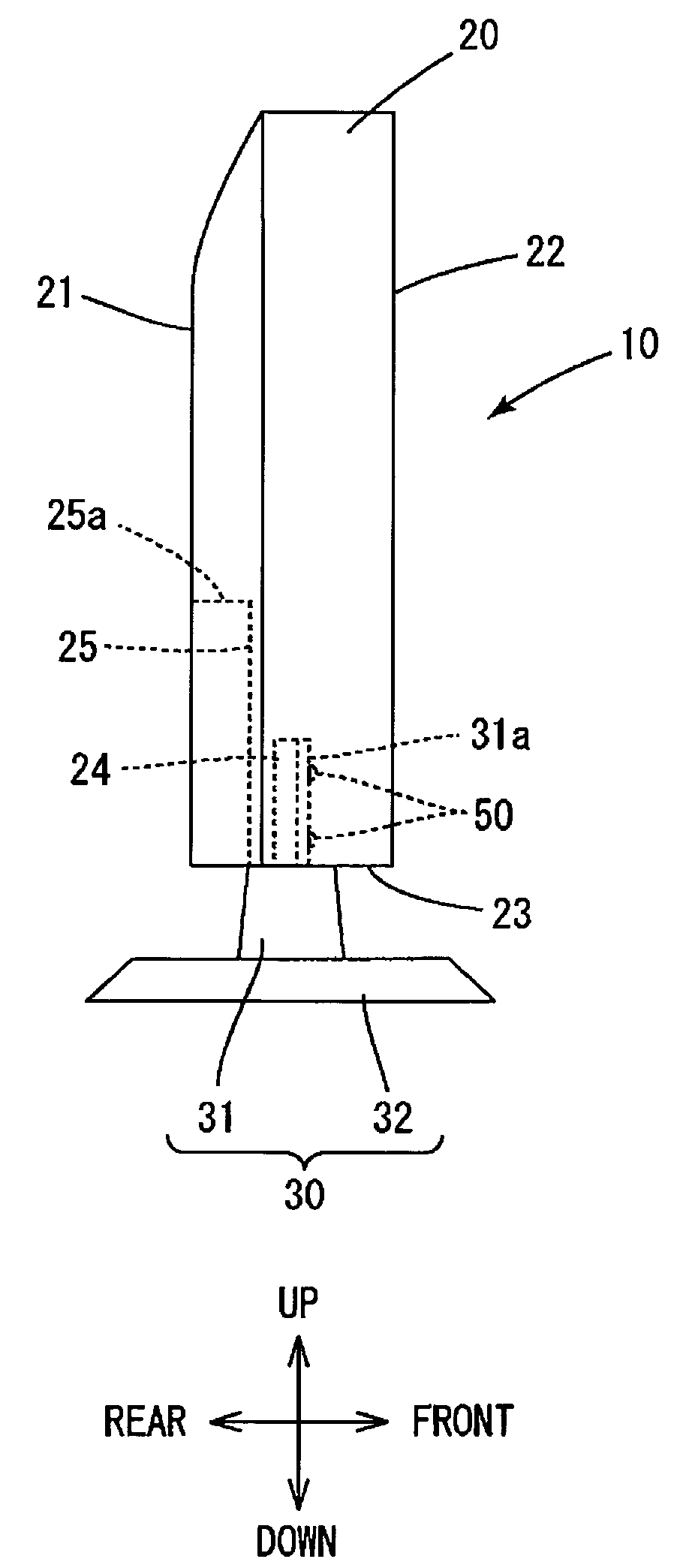 Panel display and display