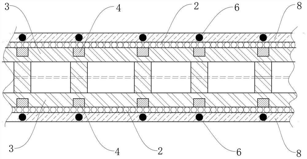 Construction method of combined protection structure of existing tunnel