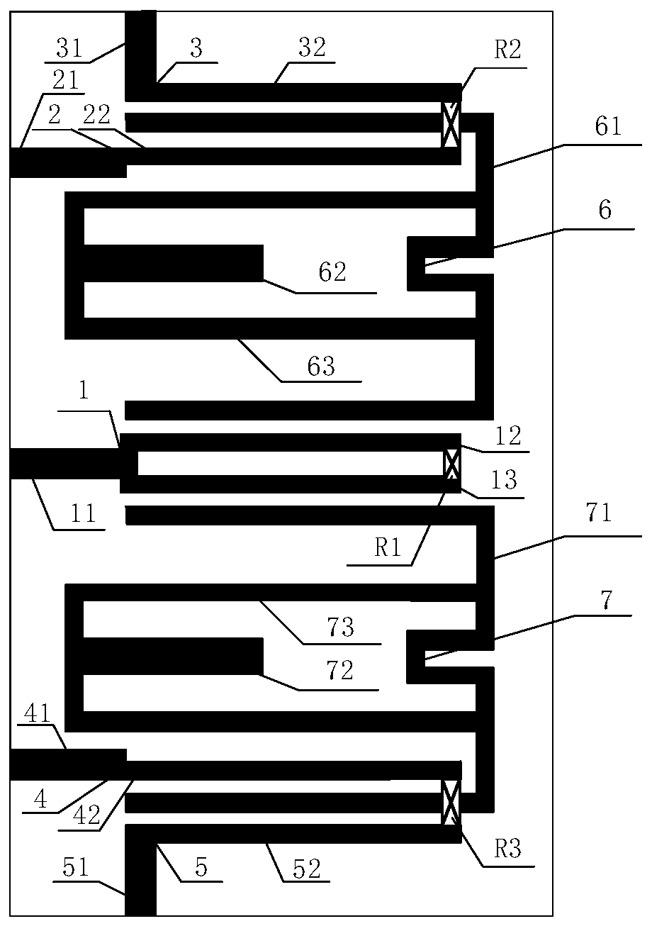 A New Type of High Performance Dual-Passband Four Power Division Filter