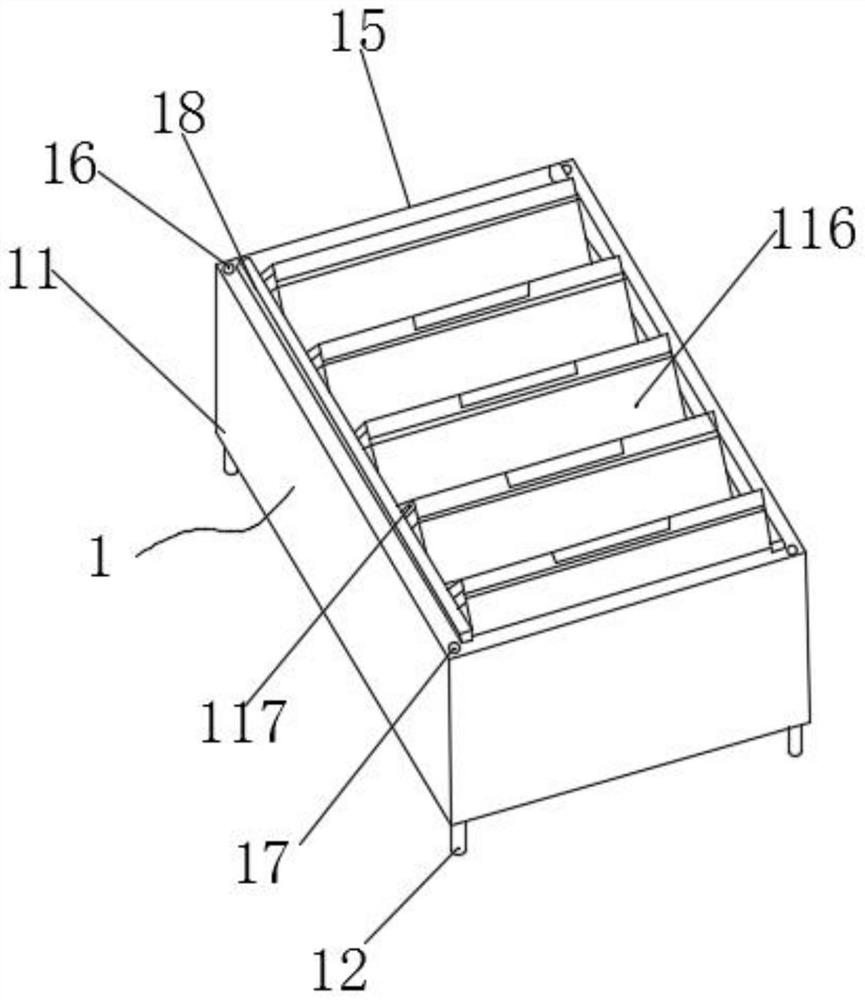 Rock core box facilitating rock core size statistics for geological exploration