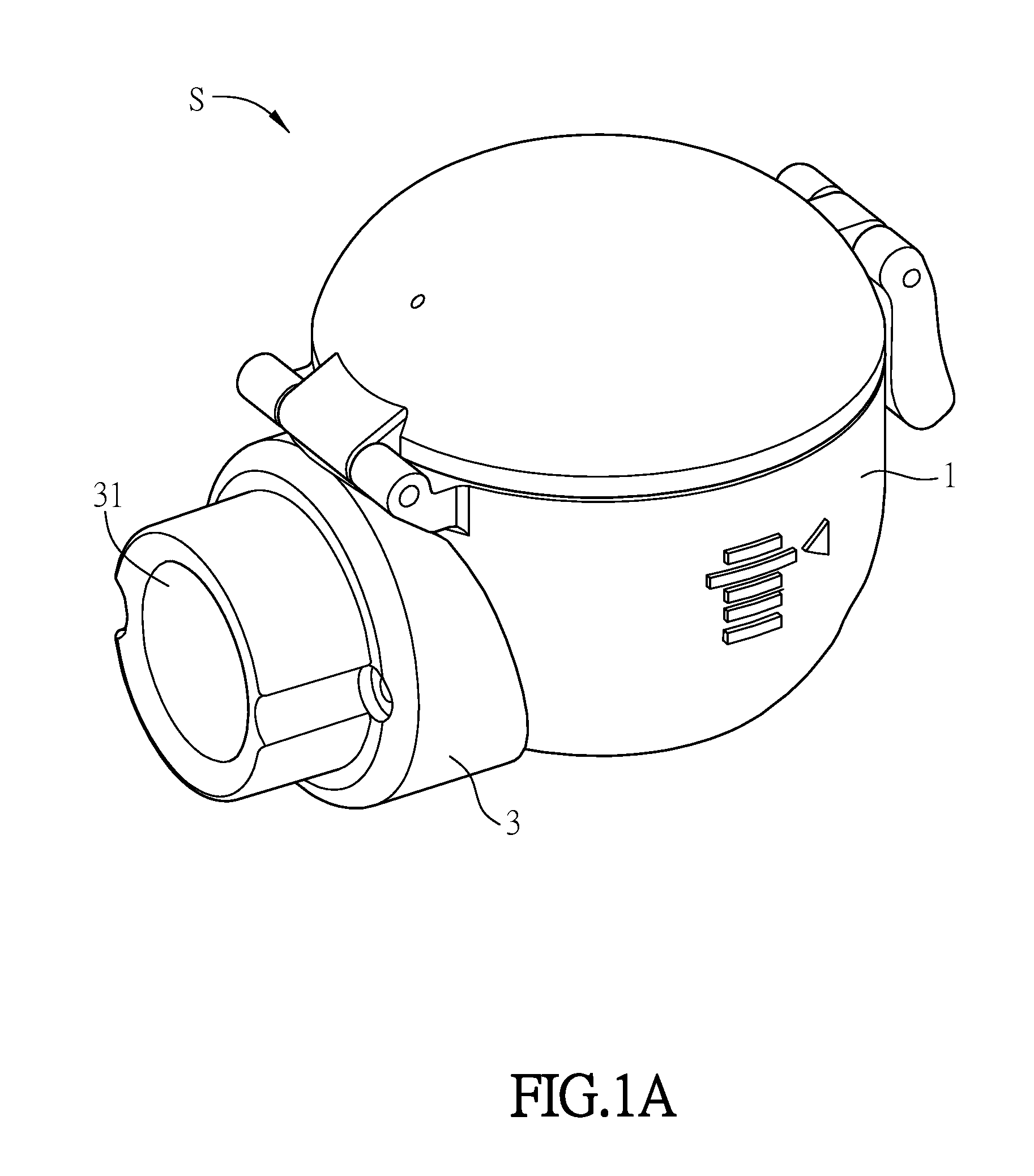 Spraying device and spraying module