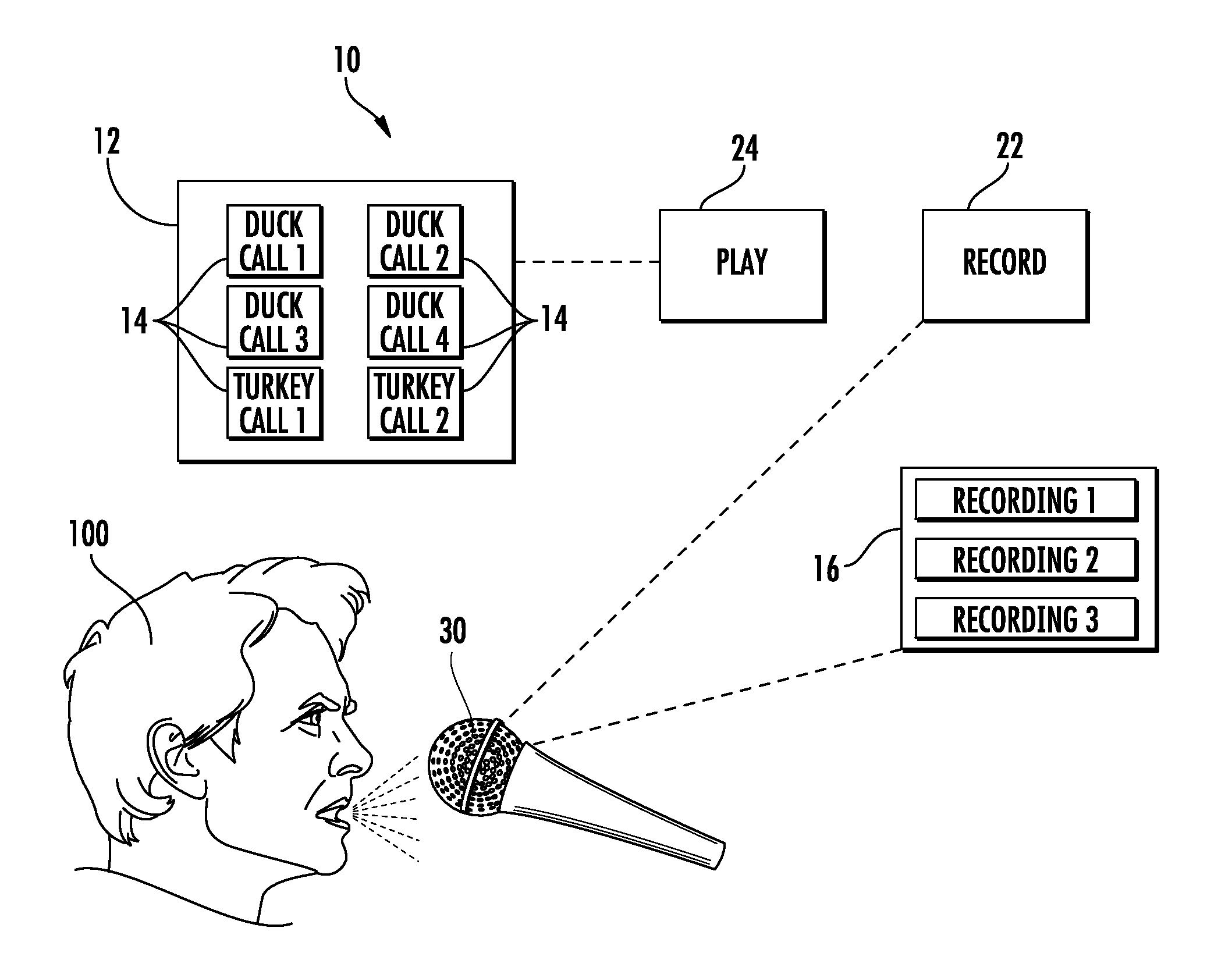 Vocal / instrumental training system and method of same