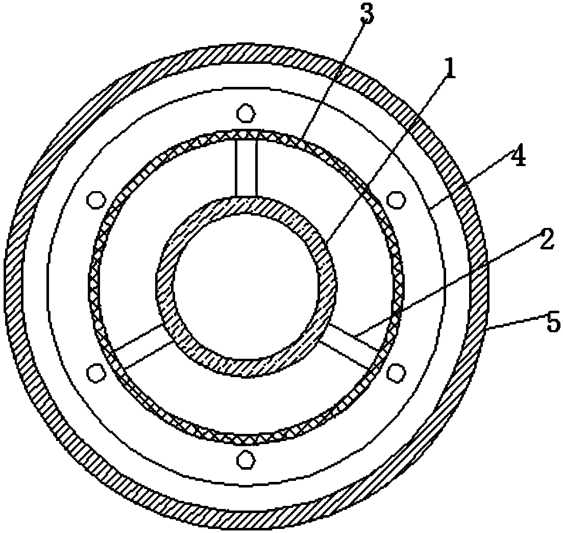 Protective device for pressure pipeline