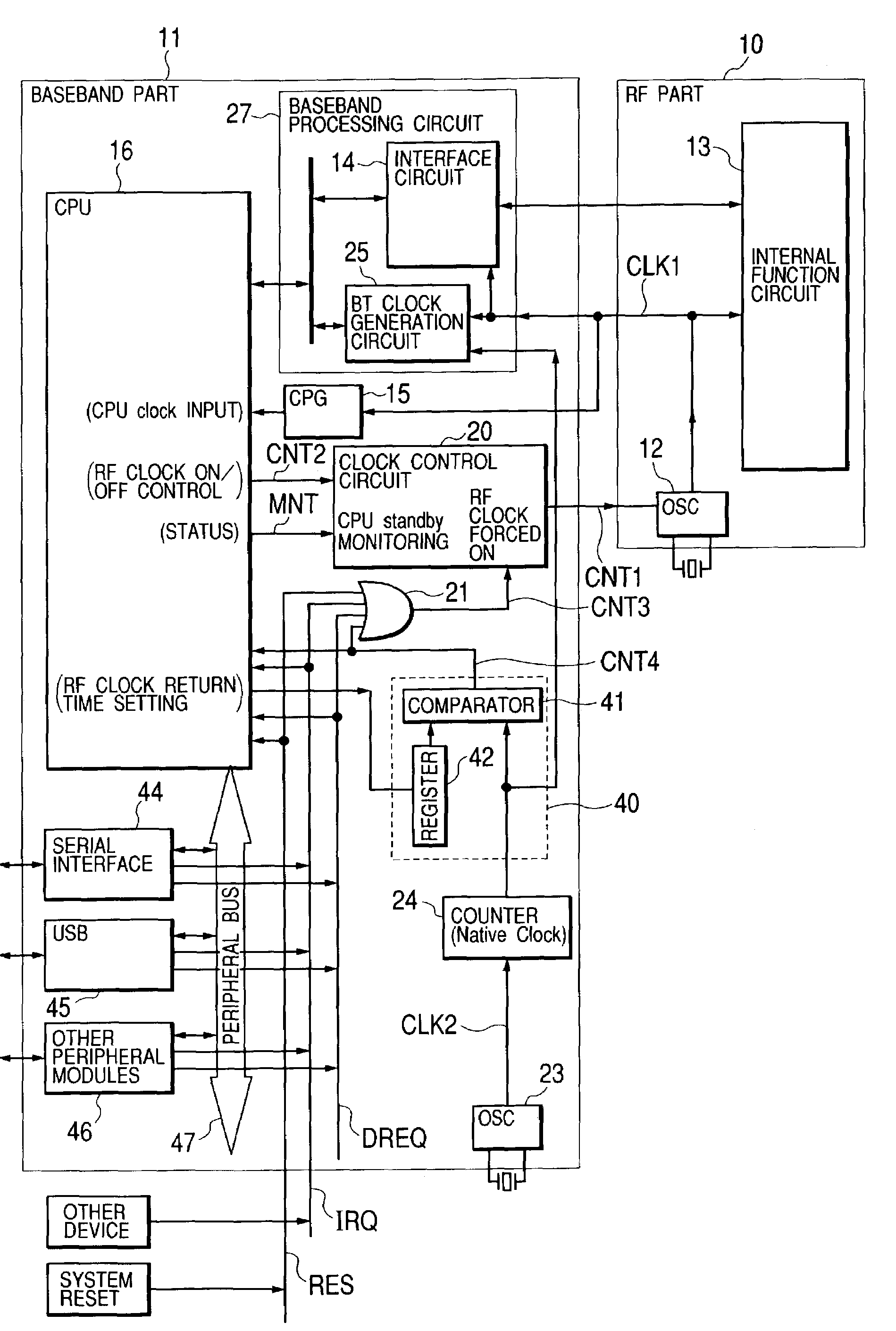 Wireless communication system and microcomputer