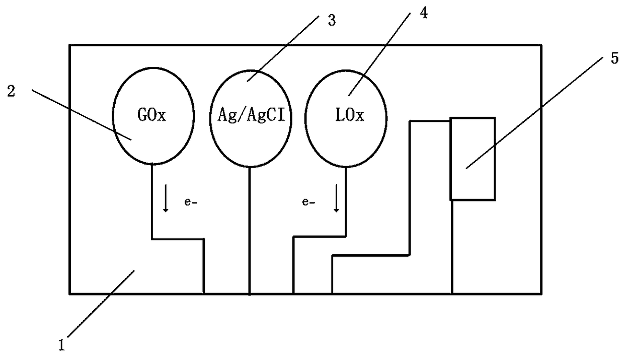 Integrated flexible wearable sensor with multi-component sweat detection