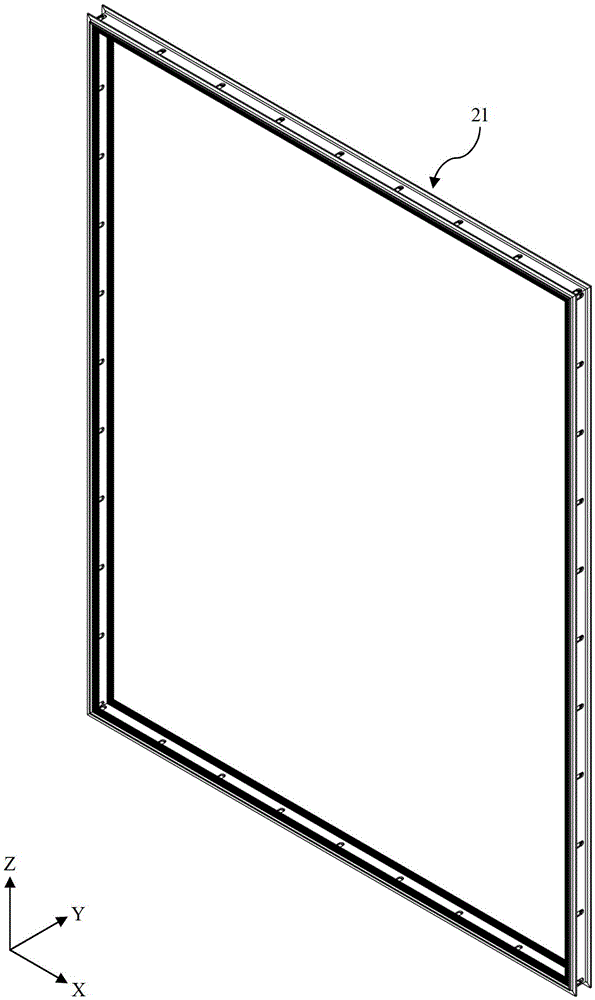 Aluminum alloy door and window frame and installation method thereof