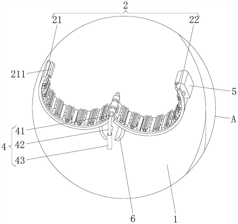 Reflective strip attaching device for life buoy production