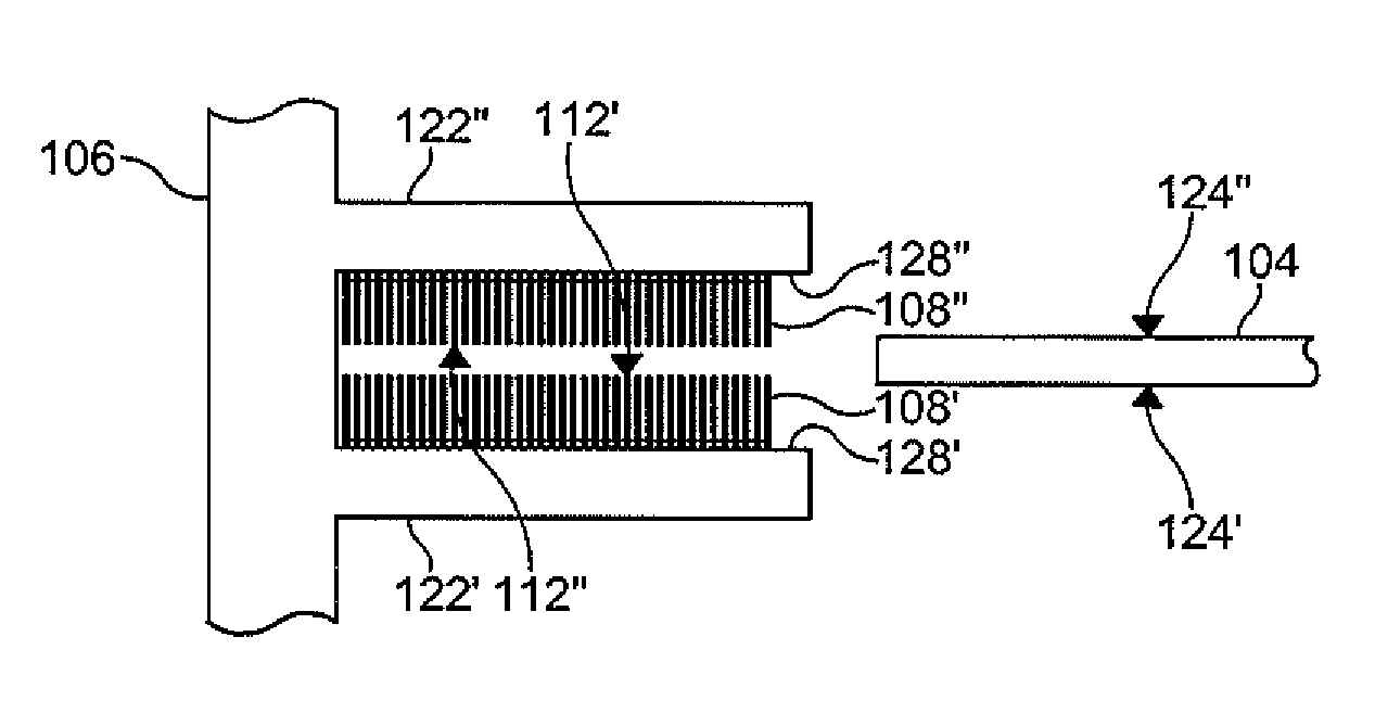 Carbon fiber thermal interface for cooling module assembly