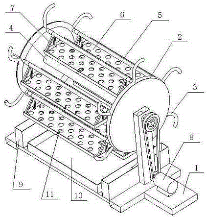 Spatial soilless culture device