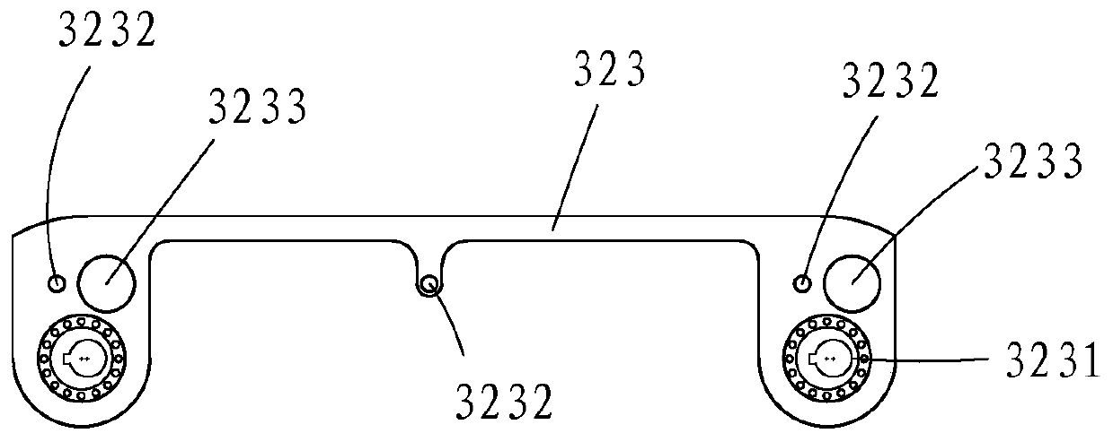 Drying equipment with grinding function for material conveying device