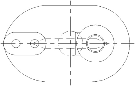 Combined yarn carrier guiding device of knitting machine