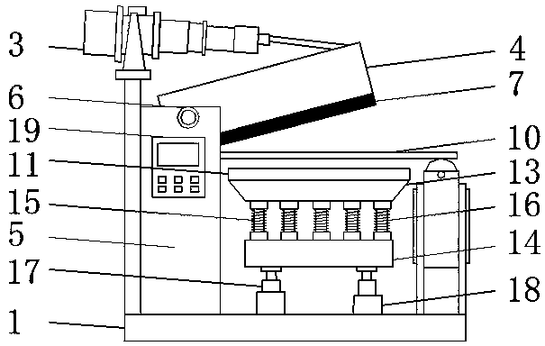 Bearing buffer mechanism for plow discharger