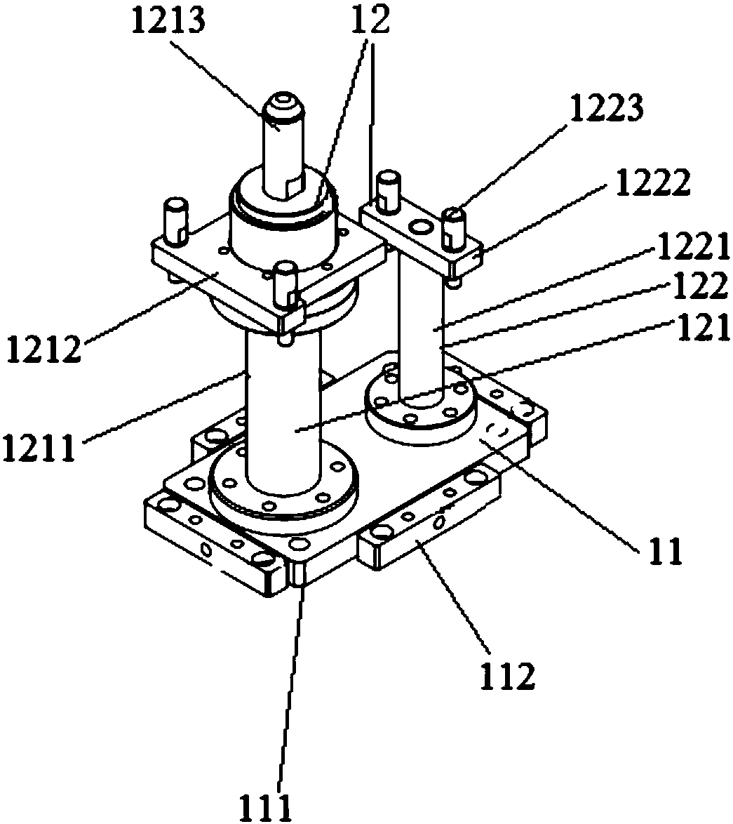 Brake disc end jump detecting device