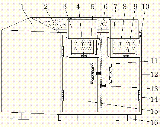 Waste article sorting and recycling cabinet