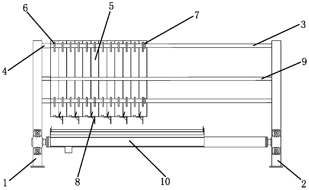 Constant volume diaphragm type filter press