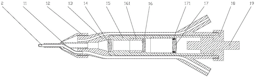 Femtosecond laser cataract emulsification instrument