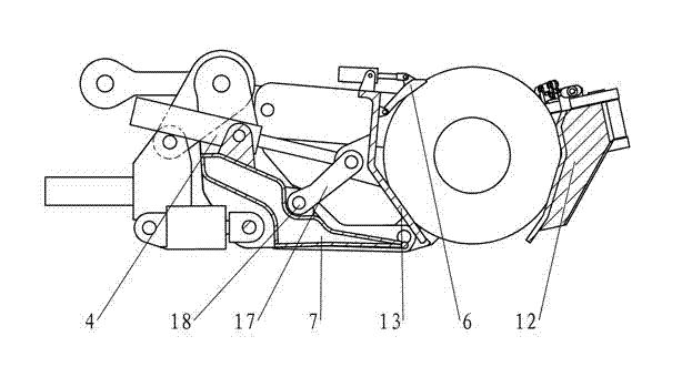 Airplane nose wheel gripping device