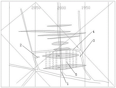 A mining method for medium-thick ore body