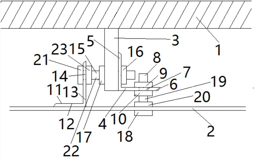 Swivel body spherical hinge position control device for bridge construction