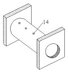 Near-phase change zone frozen soil thermal conductivity coefficient determination device and method