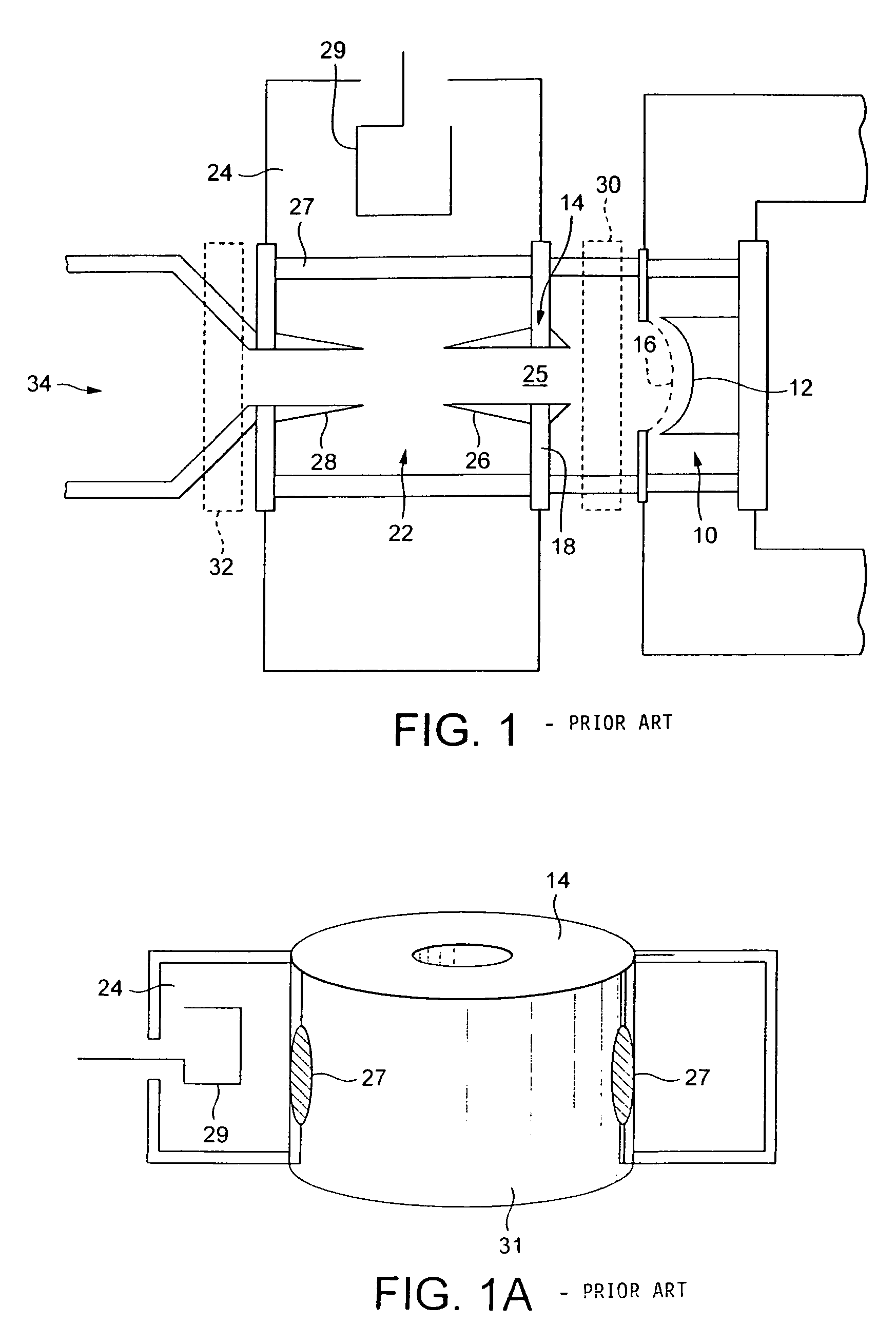 Linear electron beam tube having a dome shape RF window