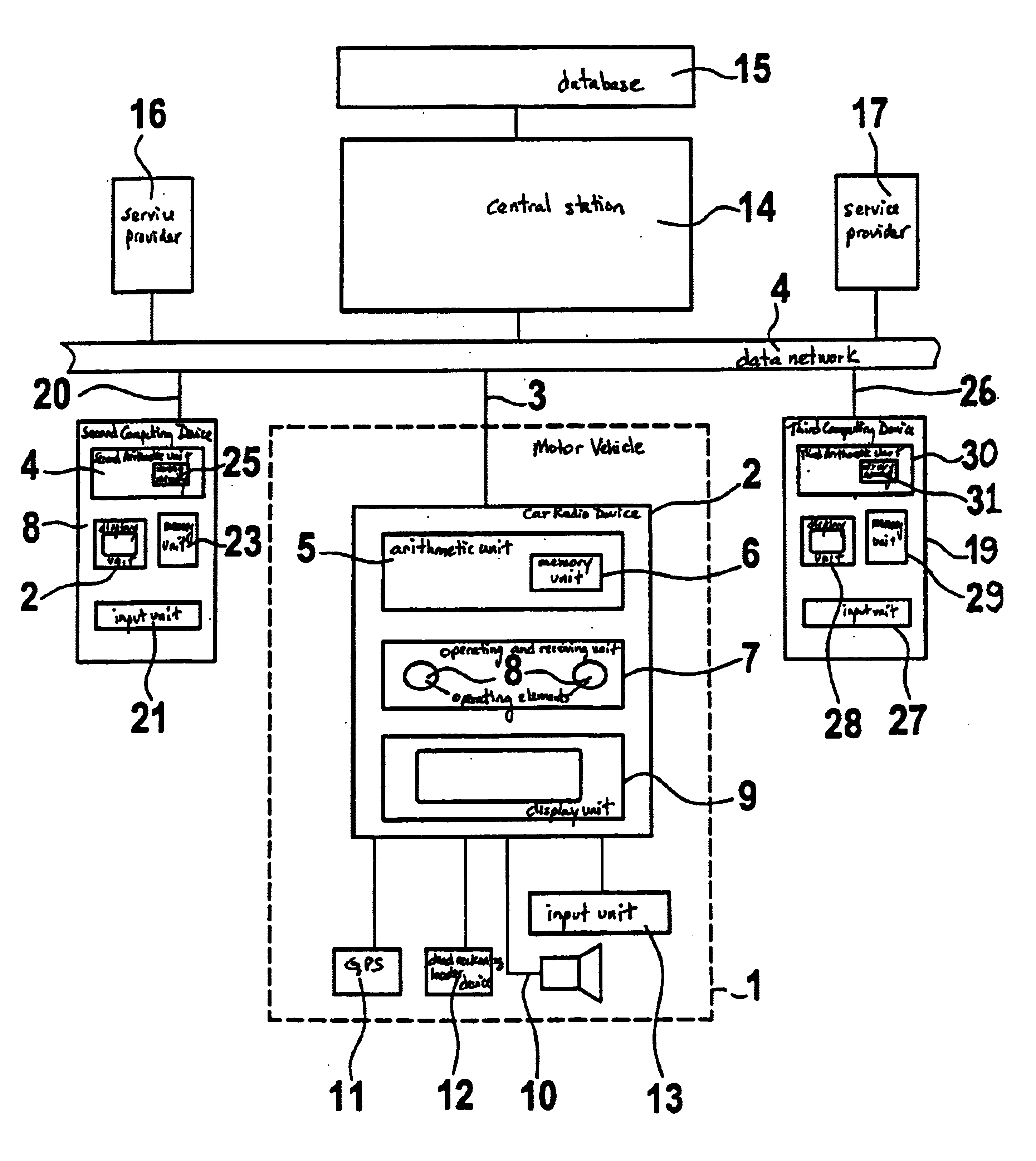 Method for determining and outputting travel instructions