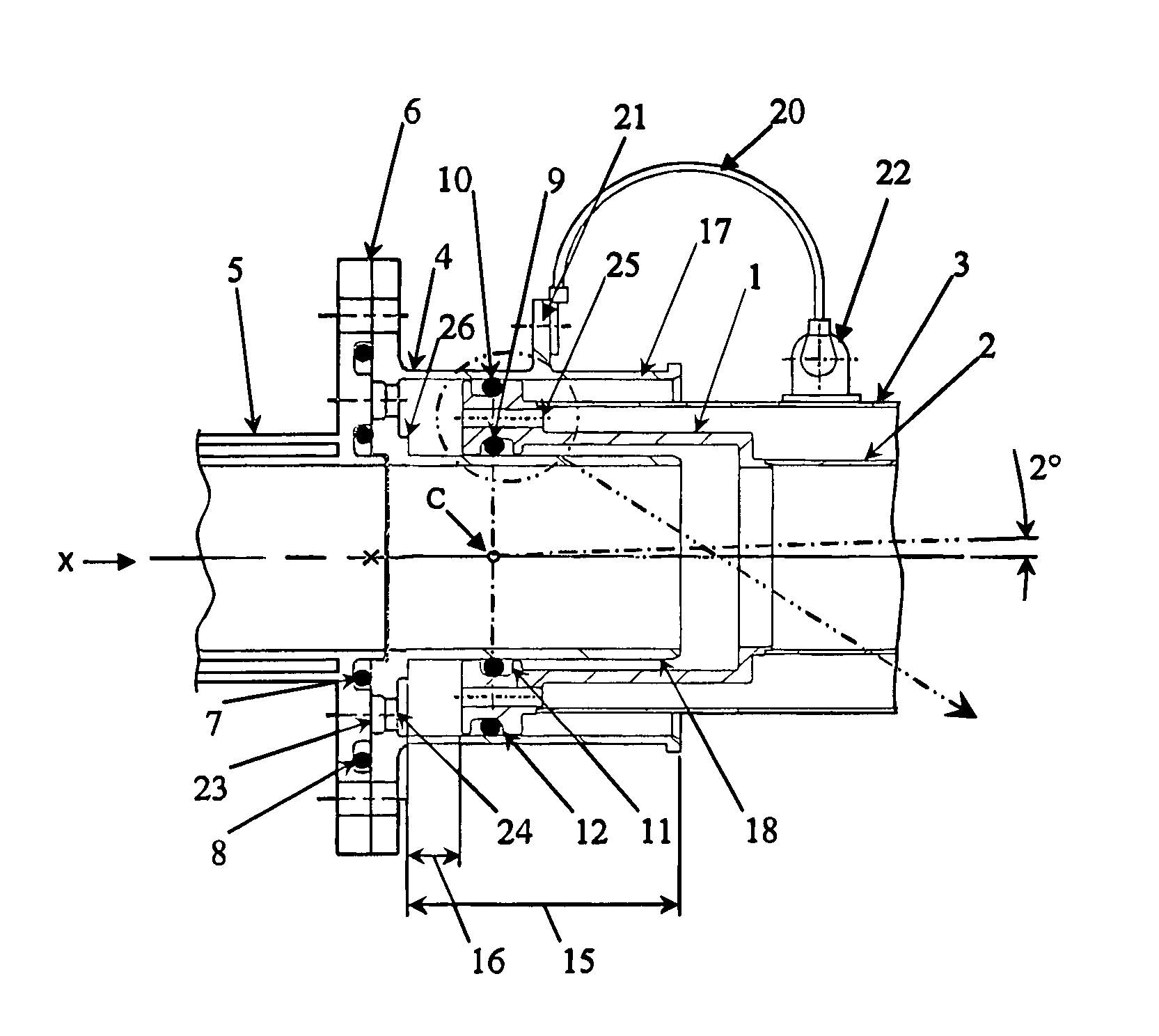 Aircraft fuel pipe coupling